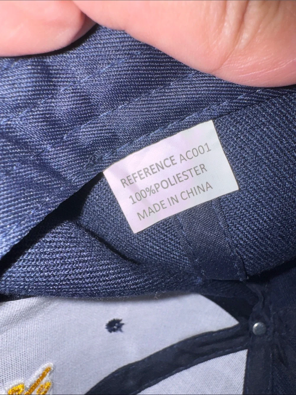 100% Colombiano Navy Strapback Hat 🇨🇴 - Picture 13 of 13